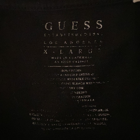 Mens After Hour Distractions Guess Graphic T Shirt - Picture 3 of 3